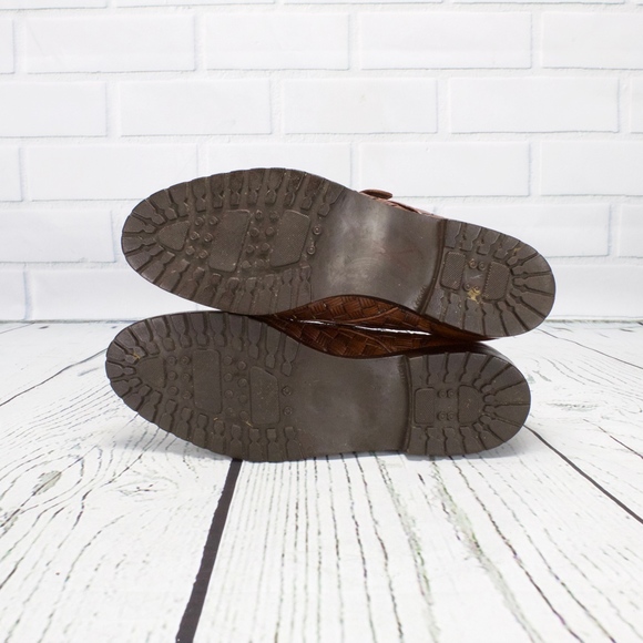 Cole Haan Woven Loafers Brown Leather Shoes 9 N - Picture 8 of 8